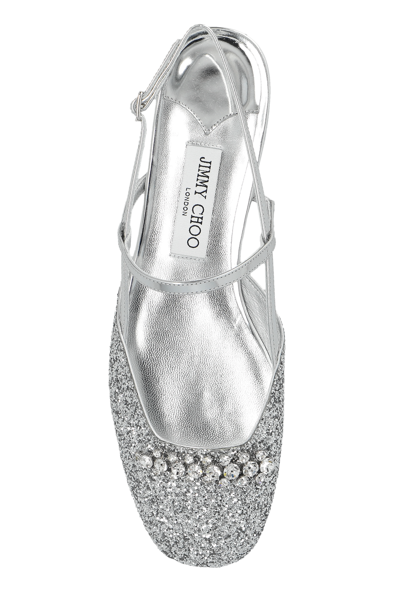 フラットシューズ Jimmy Choo FW25 Sandals (BELINDA SB FLAT JDPSILVER SILVER) Silver 